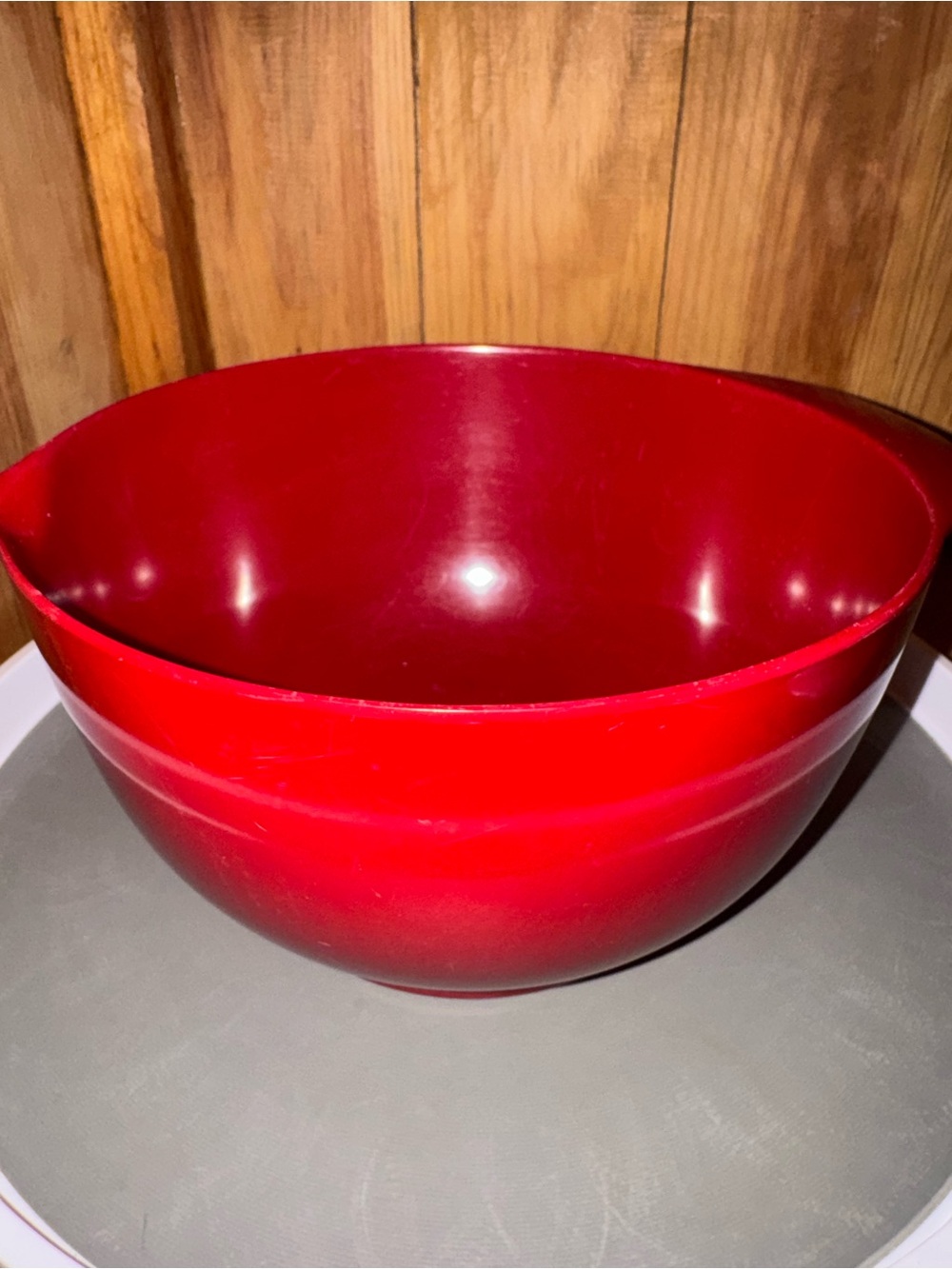 Red Mixing Bowl - Baking & Home Kitchen